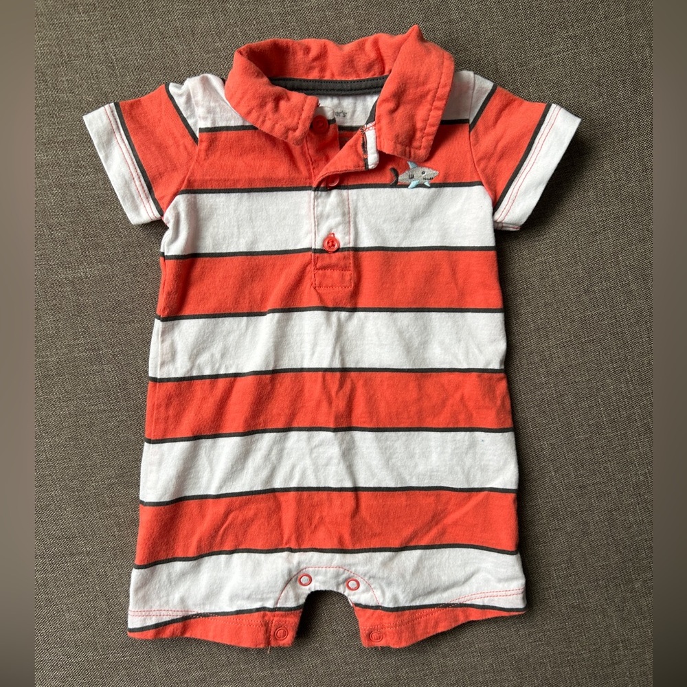 Carter’s Boy’s Striped Romper